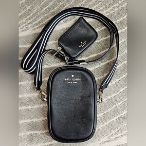 Kate Spade Rosie Pebbled Leather Black Crossbody